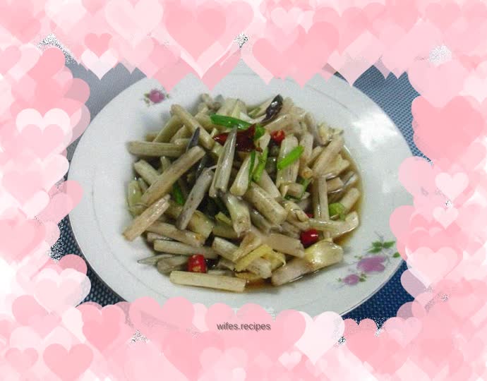 Hot and sour lotus root strips