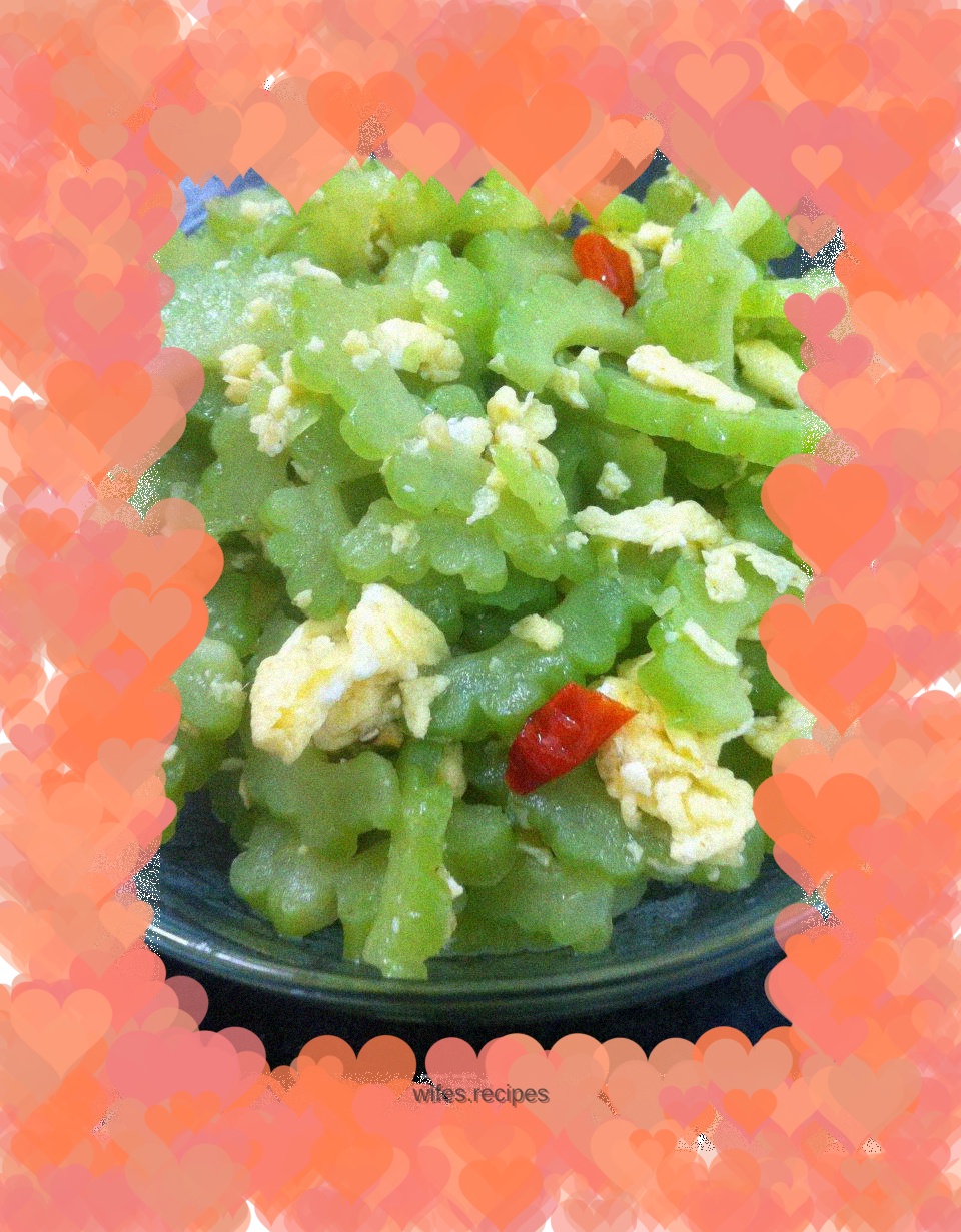 Bitter Melon Scrambled Eggs