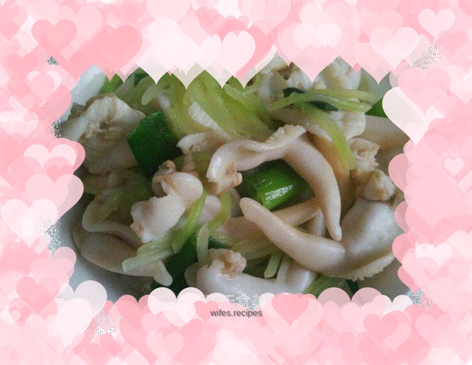 Fried Scallops and Shredded Bamboo Shoots