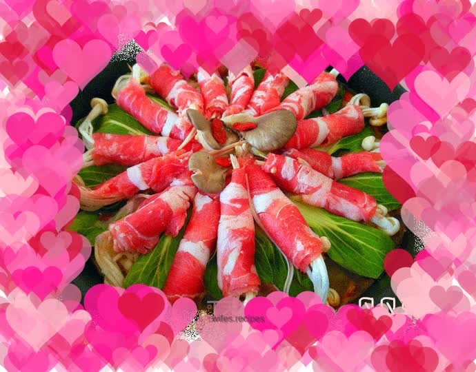 Golden Needle Fat Beef Pot