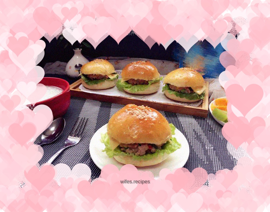 Country Pork Cheeseburger