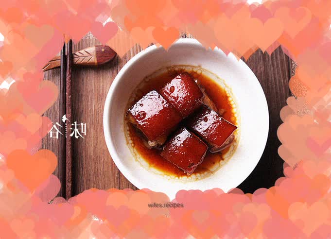No need to fry the sugar-colored tender braised pork