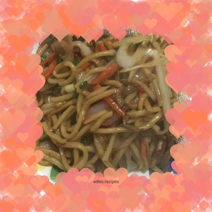 Beef fried noodles