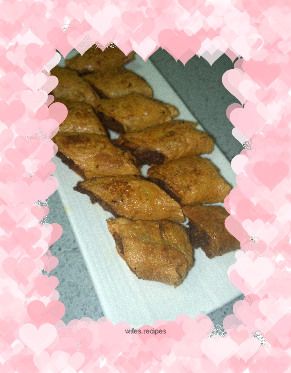 Fried bean curd skin rolls