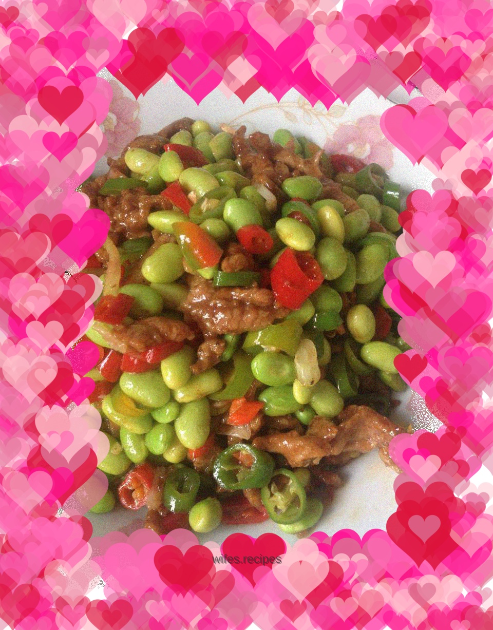 Stir-fried shredded pork with green beans