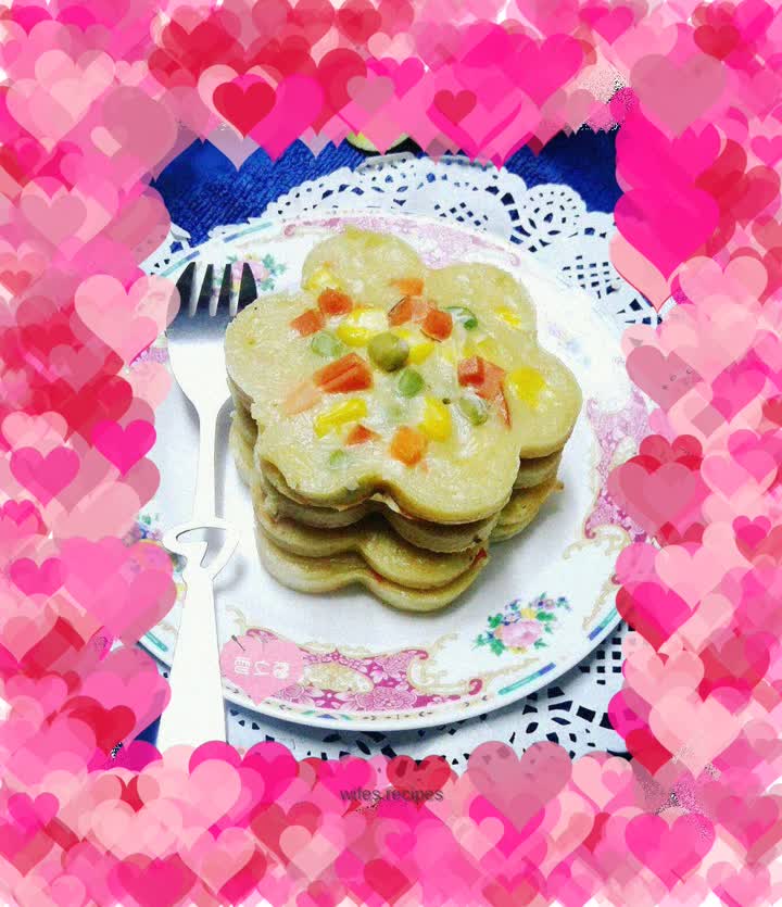 Garden vegetable cake