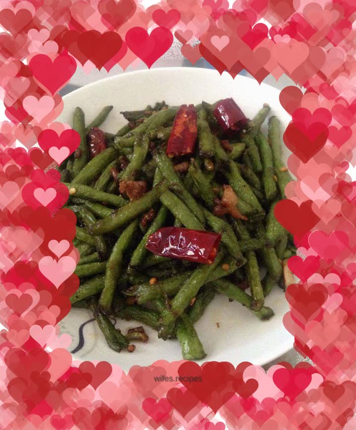 Fried long beans