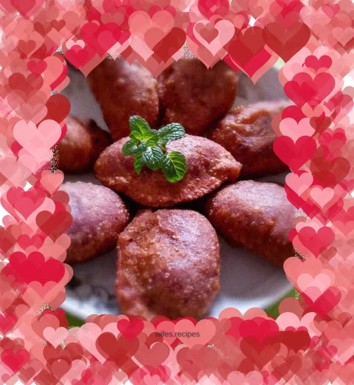 Purple Sweet Potato Hot Noodles Brown Sugar Fried Cake