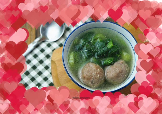 Beef Balls and Vegetable Soup