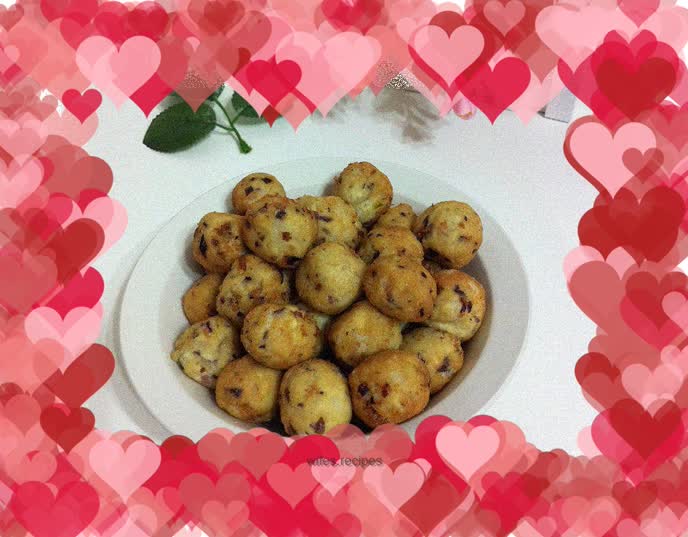 Onion, tofu and bean dregs meatballs