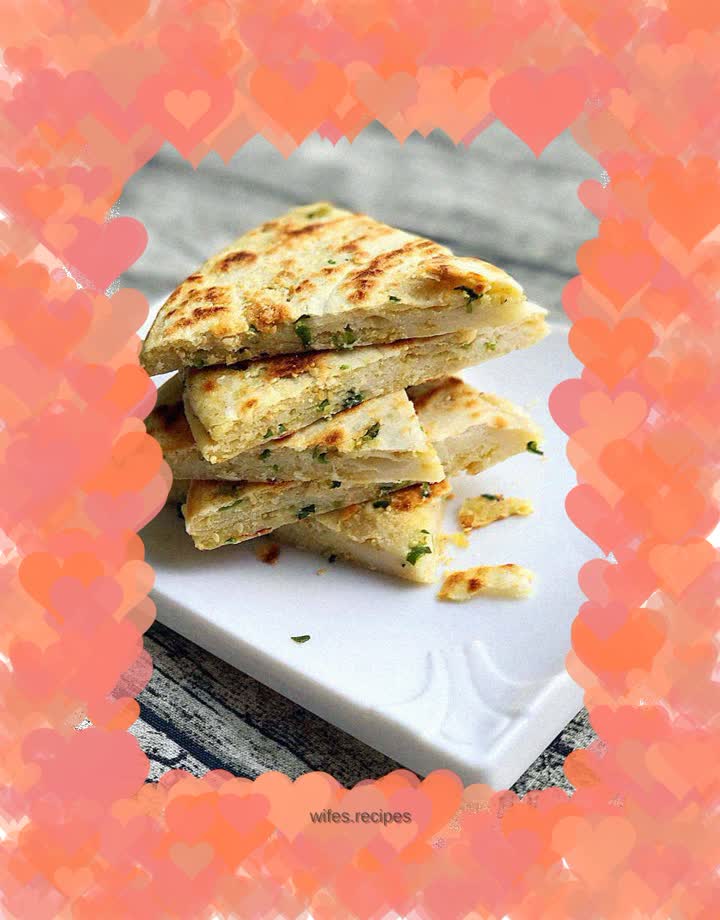 Crispy bean dregs cake