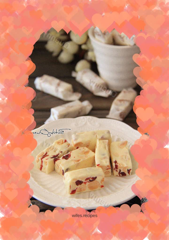Cranberry Peanut Nougat-Marshmallow Version