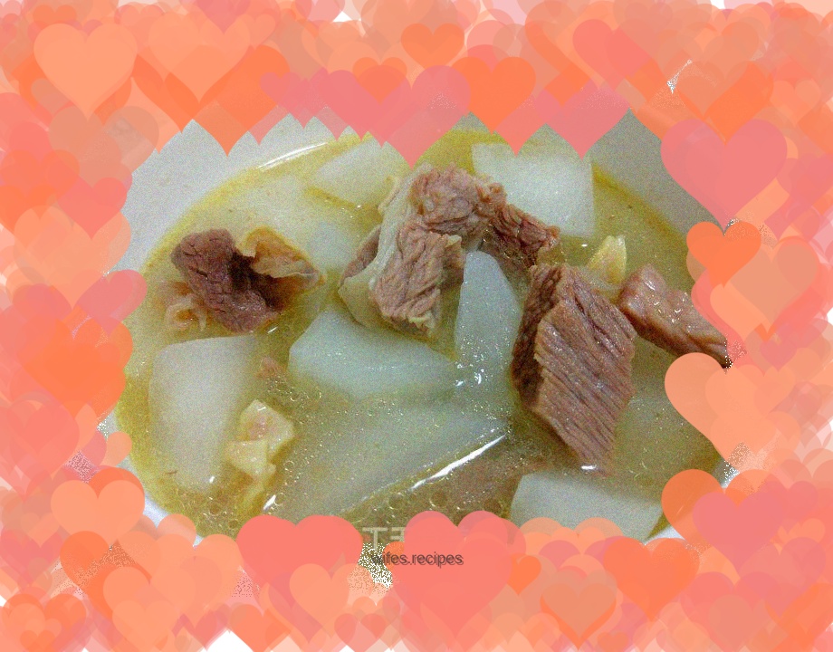 Beef Brisket Stewed with Radish