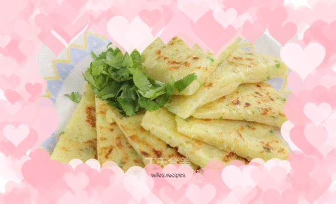 Onion-flavored potato shredded egg pancake