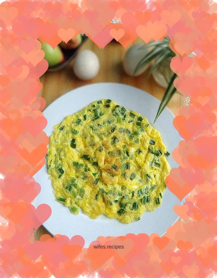 Zero-tech quick and nutritious dish—scallion eggs