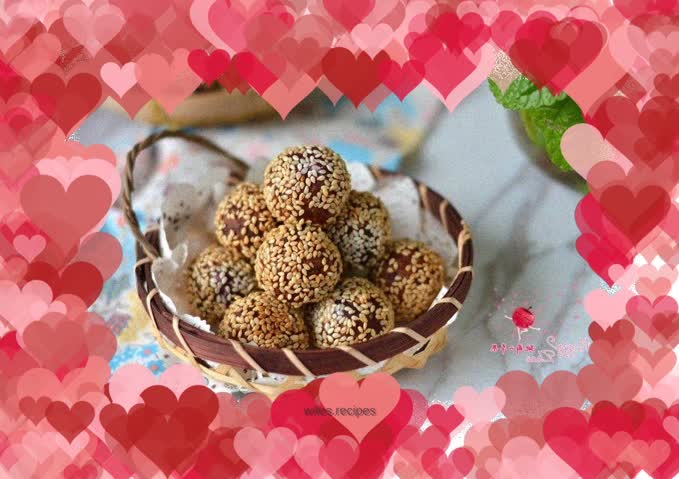 【Beijing】Purple sweet potato and sesame balls