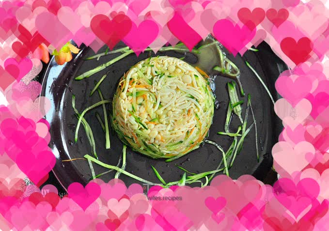 Cold Enoki Mushrooms