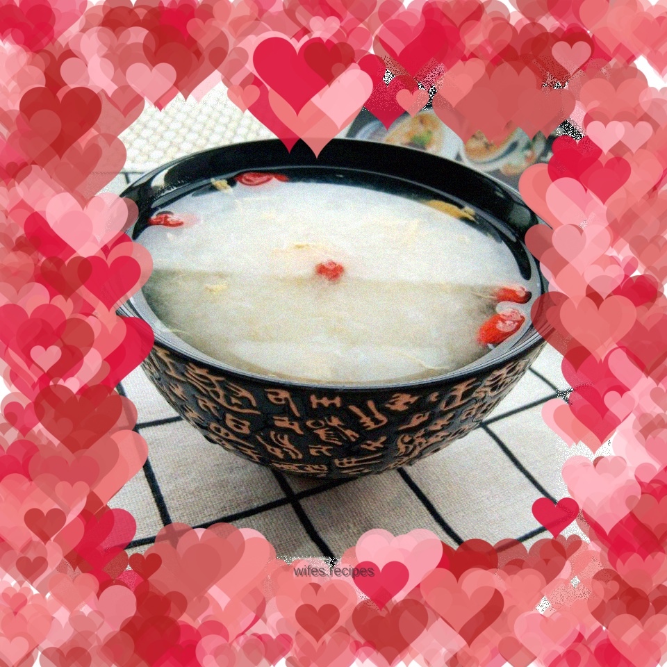 Fermented fermented egg drop soup