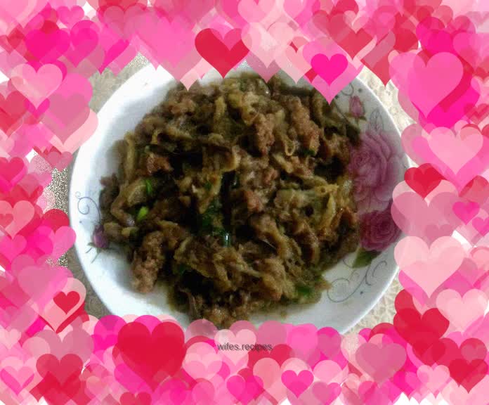Eggplant with minced meat
