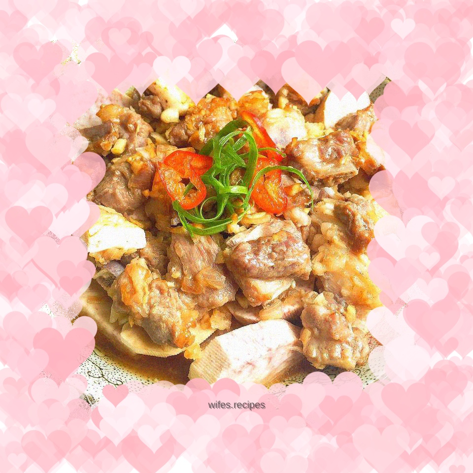 Steamed Pork Ribs with Taro