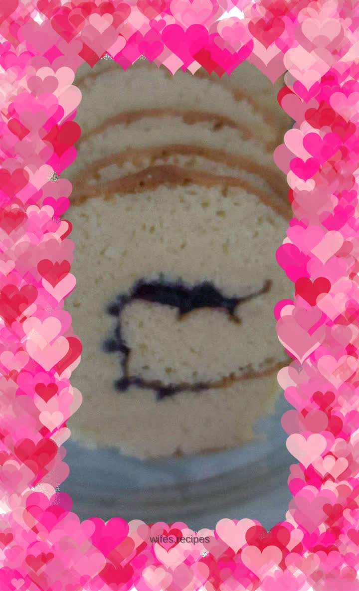 Blueberry Jam Cake Roll