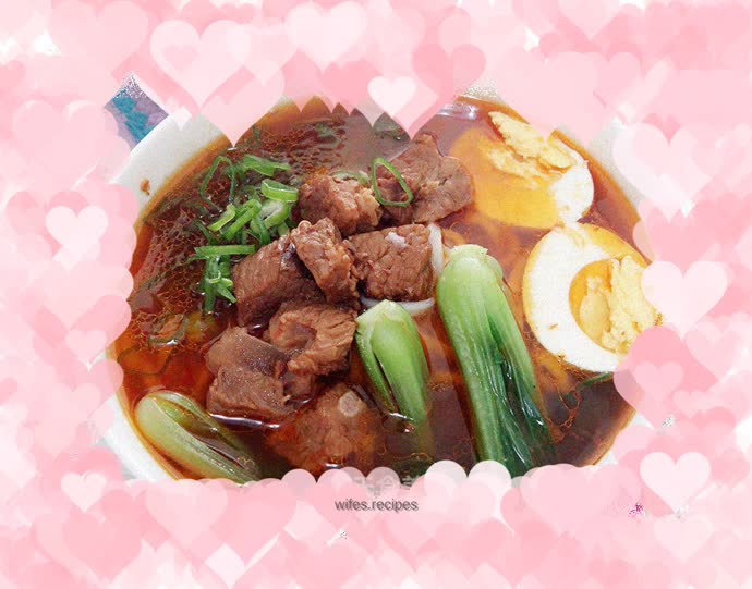 Home-cooked recipe – braised beef noodles