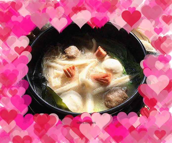 Gnocchi hot pot with thick soup