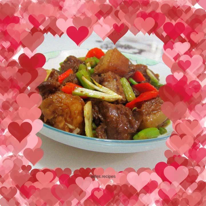 Braised Pork with Celery----Oven Recipe