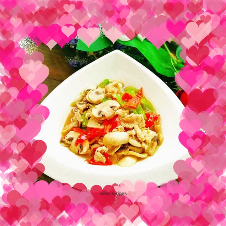 Stir-fried Pork with Mushrooms