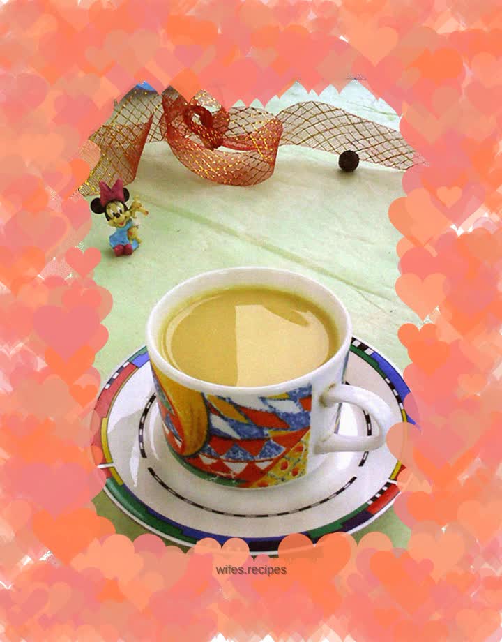 Corn cooked bean milk