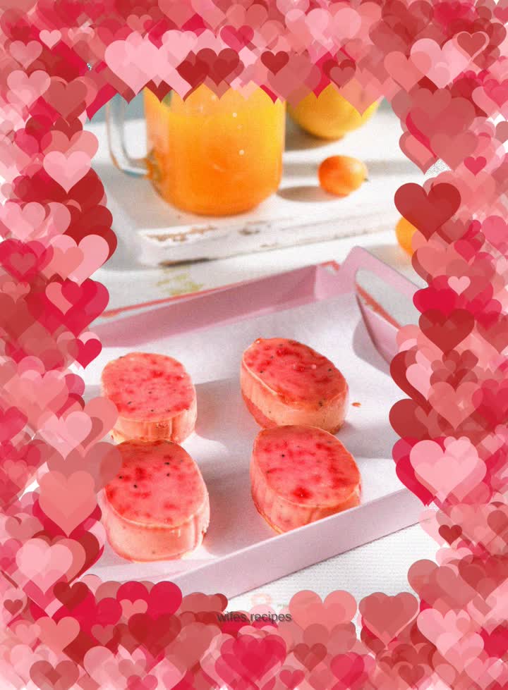 Multi-flavored half-cooked cheesecake