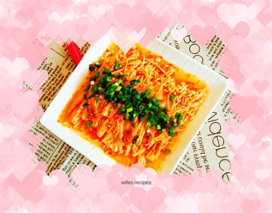 Grilled Enoki Mushrooms