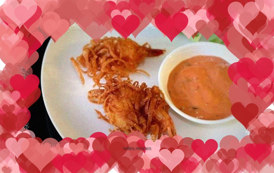 Thousands of threads of shrimp