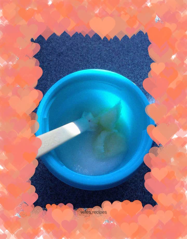 Baby complementary food mashed potatoes