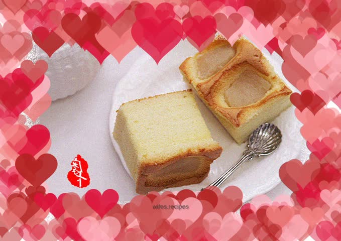 Soft as cotton [Pear Cotton Cake]