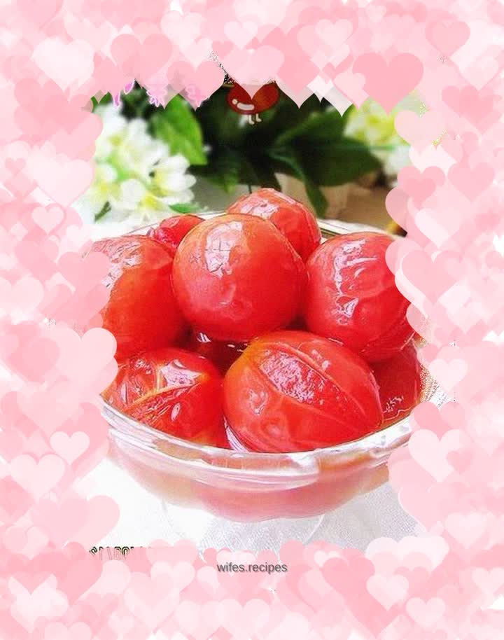 Honey Pickled Cherry Tomatoes