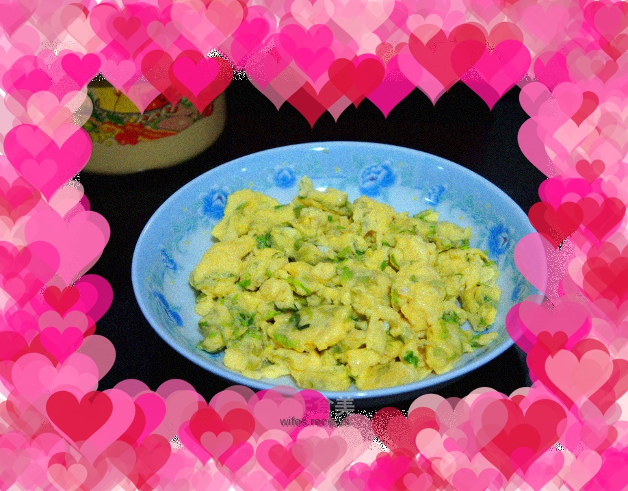 【Lettuce stand with eggs】