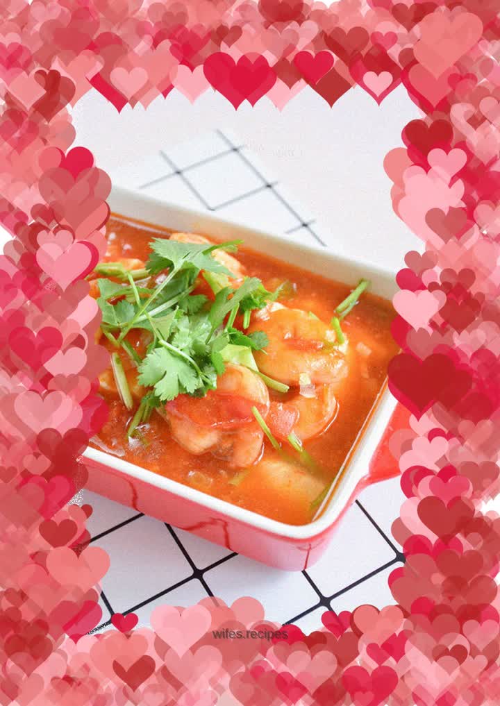 Shrimp and Tofu with Tomato Sauce