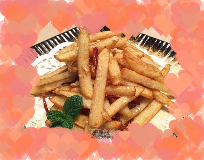 For those of you who love potatoes---stir-fried potato chips