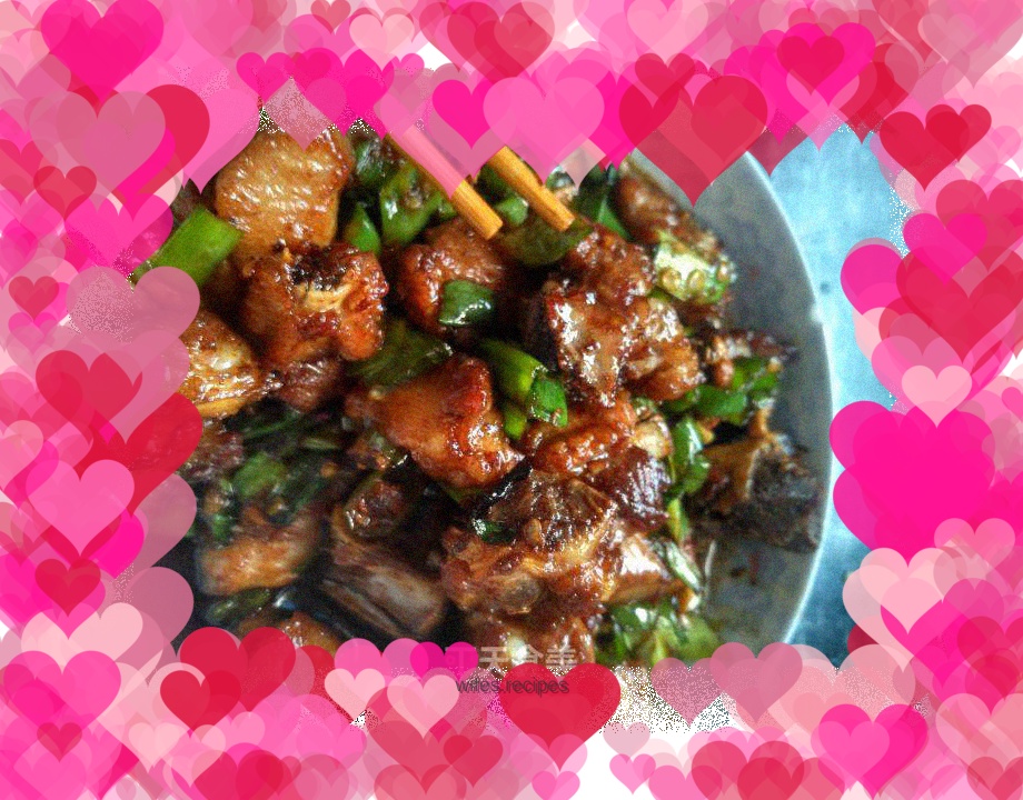 Fried pork ribs
