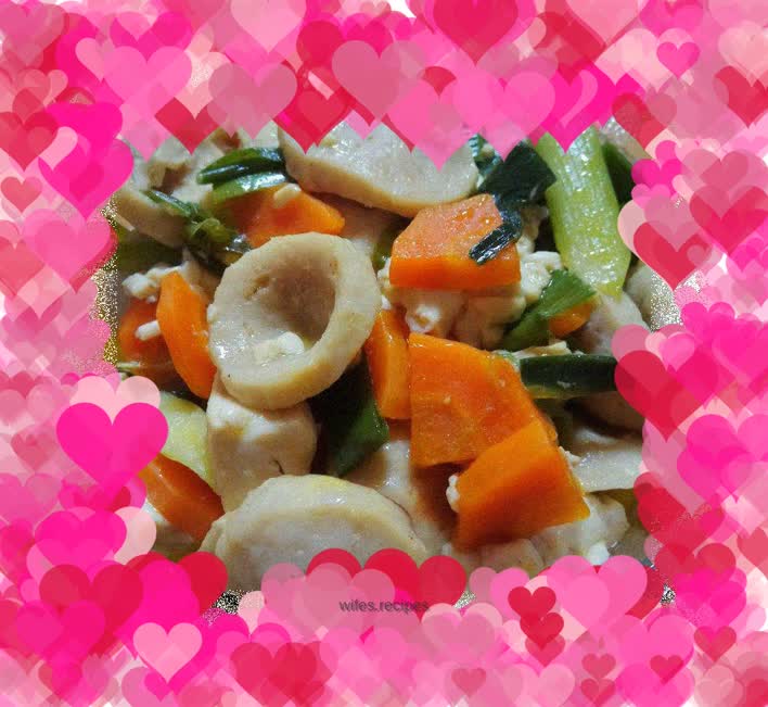 Garlic meatballs and braised tofu