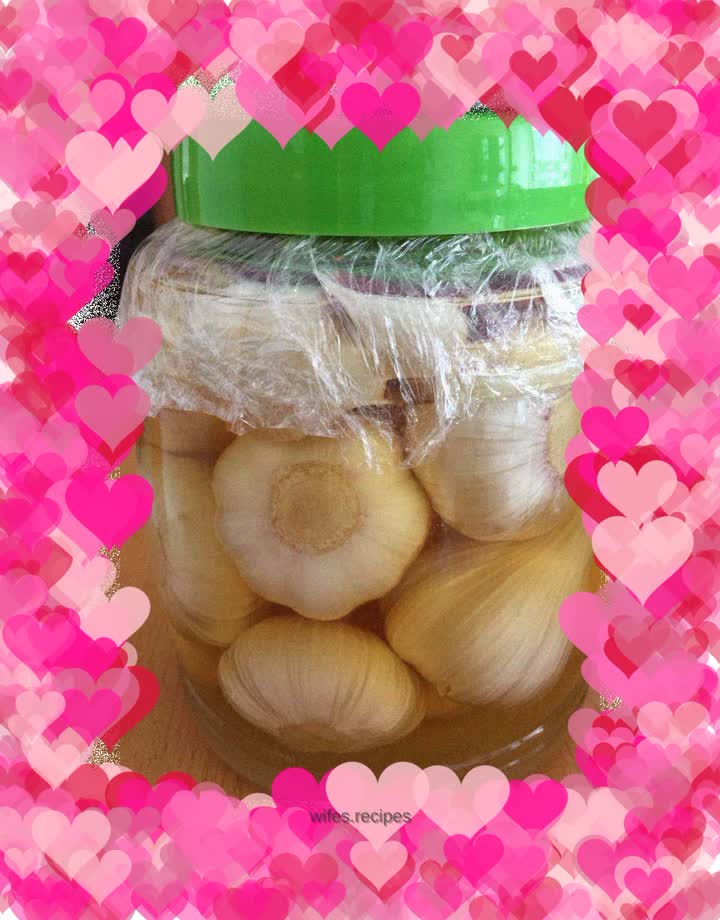 Pickled Candied Garlic