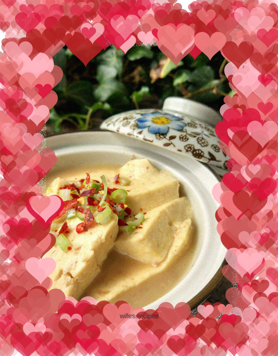 Stewed tofu in fish soup