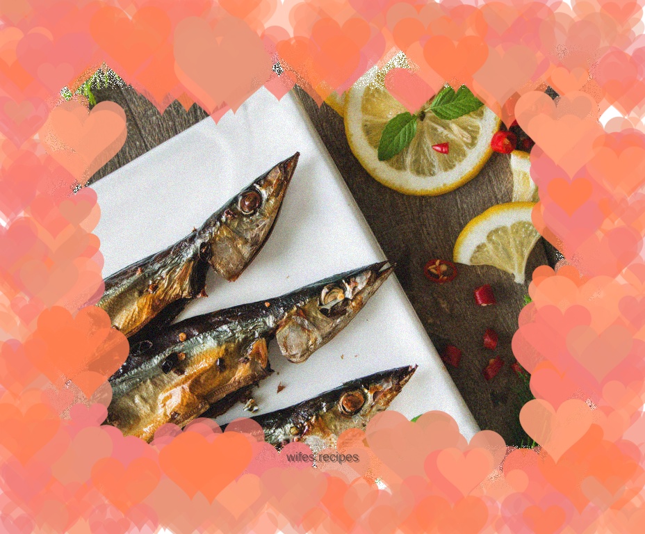 Grilled saury