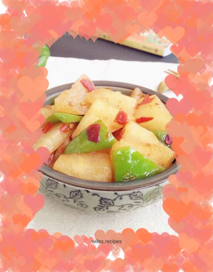 Braised white radish with bean paste
