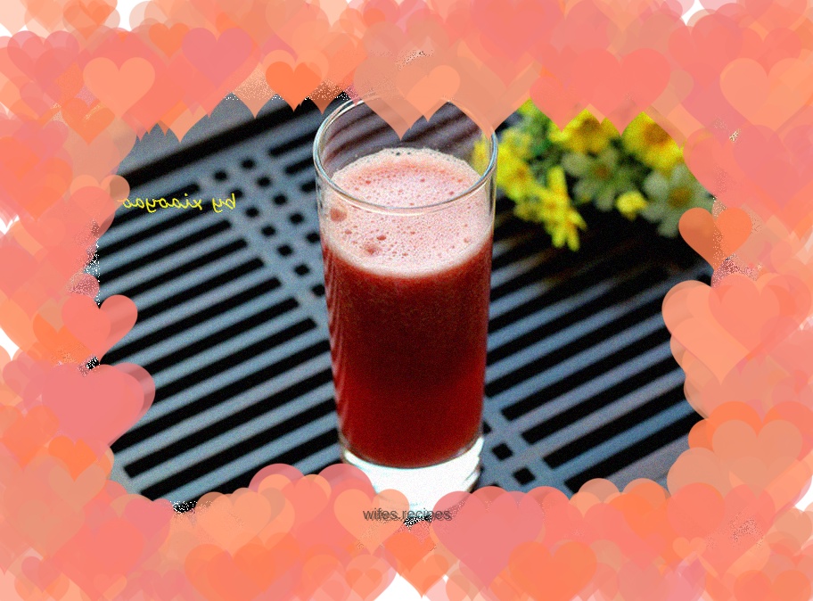 Whitening and spot-reducing drink—lemon tomato juice