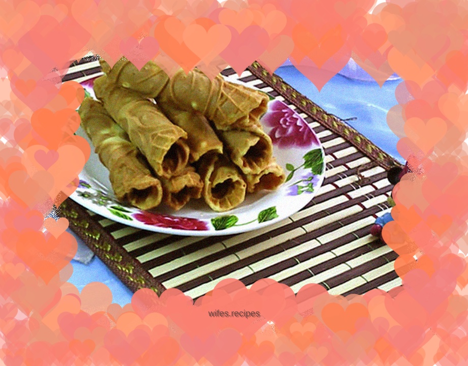 Lusty low-fat egg rolls
