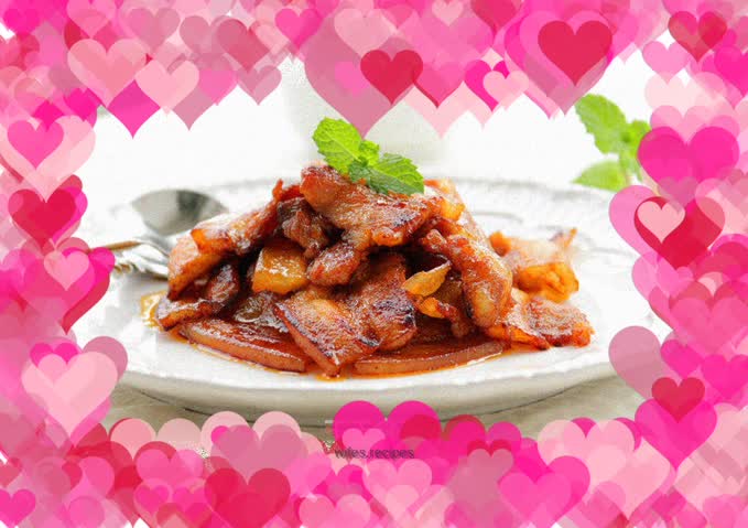 Pan-fried pork belly