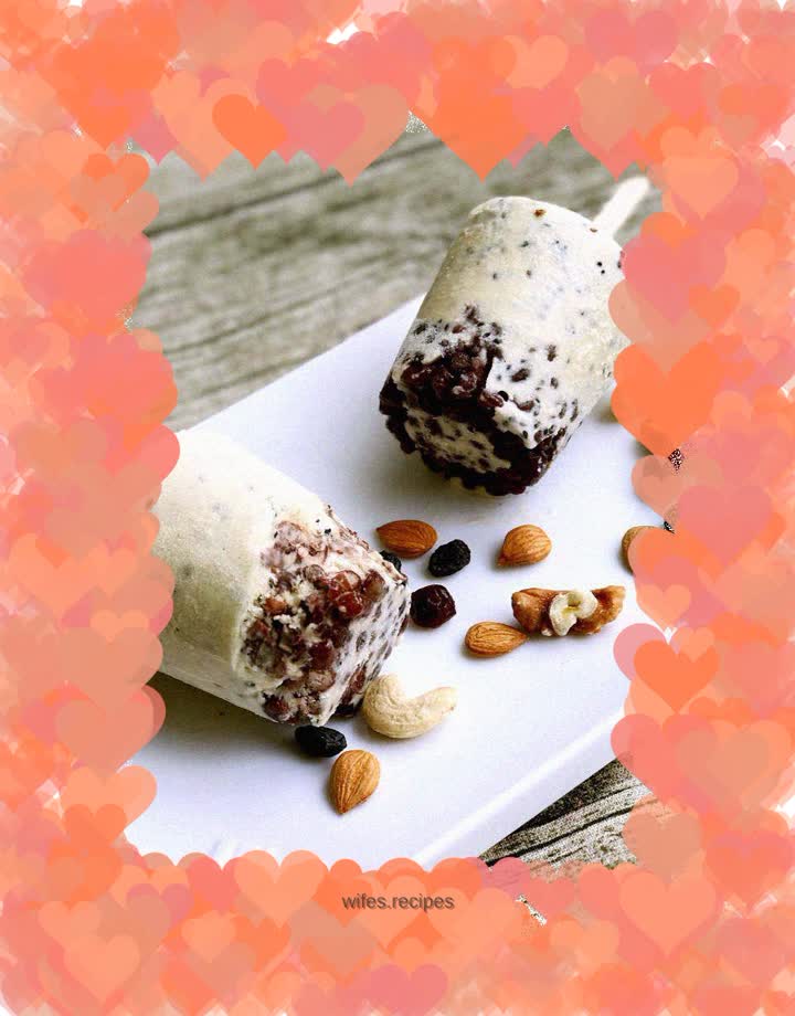 Honey bean soy milk sorbet