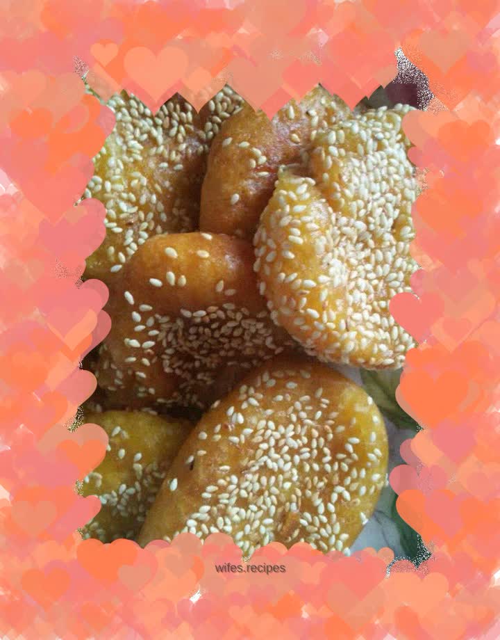 Pumpkin sesame cake